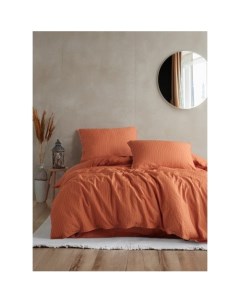Комплект постельного белья евро PARADISSO оранжевый Limasso home concept