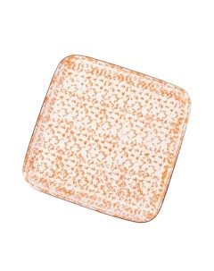 Тарелка квадратная Марокканка 21 5x21 5 см цвет оранжевый Nobrand