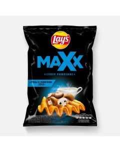 Чипсы Maxx картофельные грибы в сливочном соусе 110 г Lays