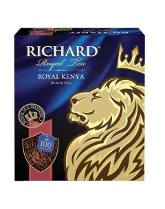 Чай Royal Kenya черный 100 пакетиков по 2 г 100438 Richard