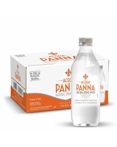 Вода минеральная негазированная 0 5 л х 24 бутылки Acqua panna