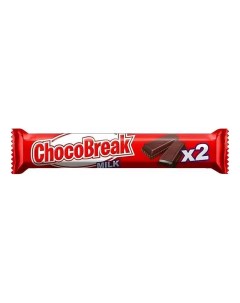 Печенье сдобное Choco Break c шоколадом и молочной начинкой 180 г Crafers