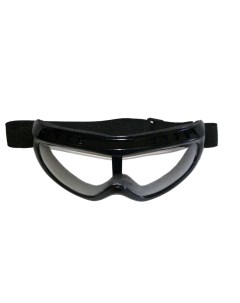 Очки защитные с резинкой черная оправа 003 Хопер