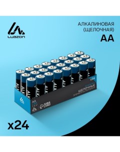 Батарейка алкалиновая щелочная LuazON AA LR6 набор 24 шт Luazon home