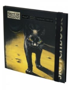 Скетчбук 40л 160х160 Black cat Миленд