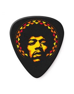 JHP16HV Jimi Hendrix Aura Mandala Набор медиаторов 6 шт Dunlop