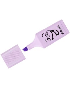 Маркер текстовыделитель Eyeliter Pastel 1 0 4 5 мм пастельный фиолетовый 12 штук Luxor