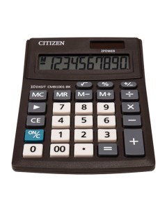 Набор из 3 шт Калькулятор настольный BUSINESS LINE CMB1001BK 250432 Citizen