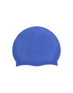 Шапочка для плавания силиконовая взрослая E42796 синий Sportex