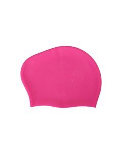 Шапочка для плавания Big Hair силиконовая взрослая для длинных волос E42811 розовый неон Sportex