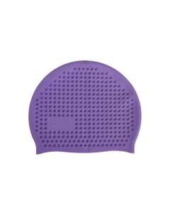 Шапочка для плавания Big силиконовая массажная взрослая E42820 фиолетовый Sportex