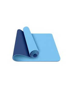 Коврик для йоги 183х61х0 6см ТПЕ E42688 2 голубо синий Sportex