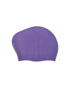 Шапочка для плавания Big Hair силиконовая взрослая для длинных волос E42806 фиолетовый Sportex