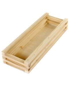 Коробка деревянная 137 прайм из брусков 42х15х6 см Grand gift
