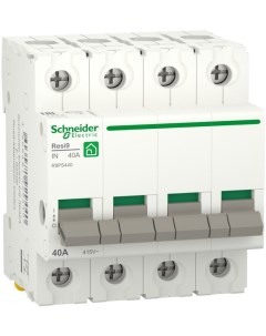 Выключатель нагрузки RESI9 R9PS440 мод рубильник 40А 4P Schneider electric