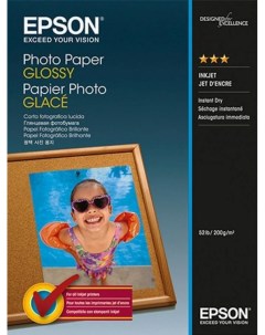 Фотобумага C13S042547 Photo Paper 10x15 50 sheet Epson