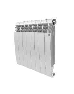 Радиатор отопления биметаллический BiLiner 500 x8 секций Bianco Traffico RTBBT50008 Royal thermo