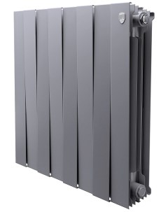 Радиатор отопления биметаллический PianoForte 500 x8 Silver Satin Royal thermo