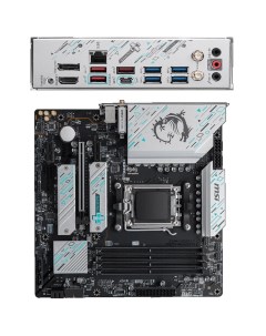 Материнская плата B650M Gaming Plus WiFi Socket AM5 AMD B650 4xDDR5 4xSATA3 RAID 2xM 2 1xPCI E16x 7x Msi