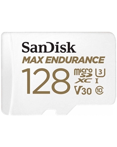 Карта памяти Micro SecureDigital 128Gb SanDisk MAX Endurance microSDXC class 10 UHS-1 U3 V30 (SDSQQVR-128G-GN6IA) Sandisk