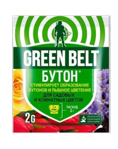 Удобрение Бутон П для цветов органоминеральное гранулы 2 г Green belt