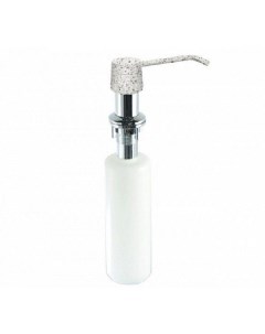 Дозатор для жидкого мыла встраиваемый пластик 300 мл цинк серый AC 22PLM310 Rossinka