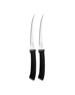 Нож кухонный Felice для томатов 2 штуки нержавеющая сталь 12 5 см рукоятка пластик 23495 205 TR Tramontina