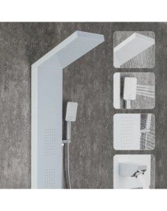 Душевая панель для ванны короткий излив с картриджем F24005 8 Frap