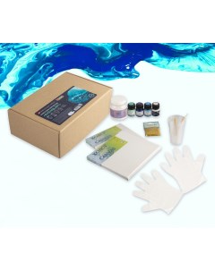 Набор для творчества Decola Флюид Арт "Море" Невская палитра