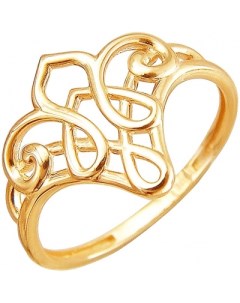 Кольцо Узелок из красного золота Эстет