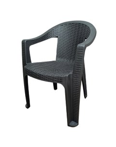 Кресло пластиковое Bella шоколад 570х610х800 мм SPC B050 Heniver