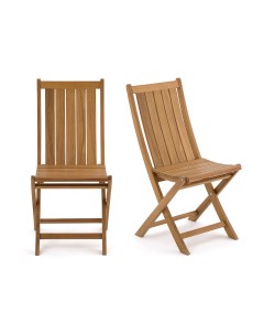 Комплект из двух стульев складных Laredoute