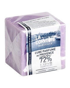 Мыло туалетное прованское для тела Лаванда в кубе Cube Parfume de Provence Lavender La corvette