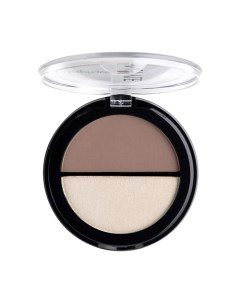 Бронзер хайлайтер для лица и тела сухой Instyle Highlighter Powder Contour Topface