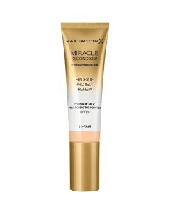 Тональная основа Miracle Touch Second Skin Max factor
