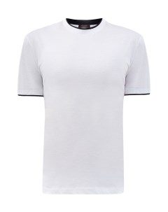 Базовая футболка из джерси с контрастной отделкой Peserico