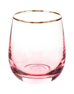 Набор стаканов Gradient розовый 350 мл 4 шт Flw