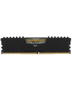 Модуль памяти DDR4 8GB CMK8GX4M1E3200C16 Vengeance LPX PC4 25600 3200MHz CL16 288 pin 1 35В с радиат Corsair