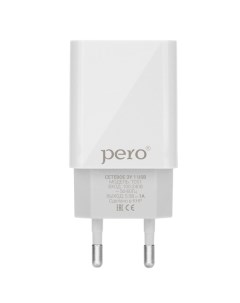 Сетевое зарядное устройство USB Pero TC01 1USB 1A белый ТС01W1A TC01 1USB 1A белый ТС01W1A Péro
