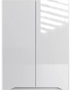 Шкаф двустворчатый 60x80 см белый глянец Марелла СС 00002422 Style line