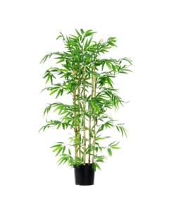 Искусственное растение бамбук Лаки h120 см цвет Без бренда