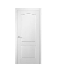Дверь межкомнатная глухая без замка и петель в комплекте Палитра 190x60 см финиш бумага цвет белый Без бренда