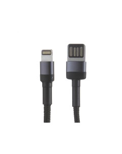 Аксессуар Cafule Cable USB Lightning 2 4A 1m Grey Black CALKLF GG1 Baseus