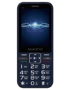 Телефон P3 blue Maxvi