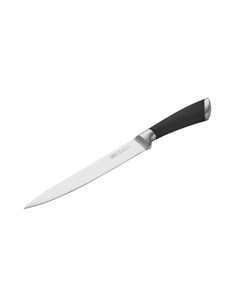 Нож кухонный Mirella разделочный X30CR13 нержавеющая сталь 20 см рукоятка сталь резина 6837 Gipfel