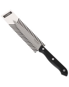 Нож кухонный Классик универсальный нержавеющая сталь 12 5 см рукоятка пластик YW A111 TY Daniks