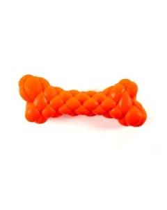 SkyRus Игрушка для собак резиновая Косточка оранжевая 16 6х6 4х3 7см Skyrus игрушки для собак