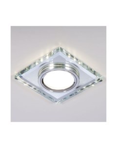 Встраиваемый точечный светильник со светодиодной подсветкой 2229 MR16 SL зеркальный серебро Elektrostandard