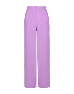 Льняные брюки лавандового цвета Aline