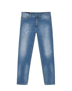 Синие джинсы с разрезами Dondup